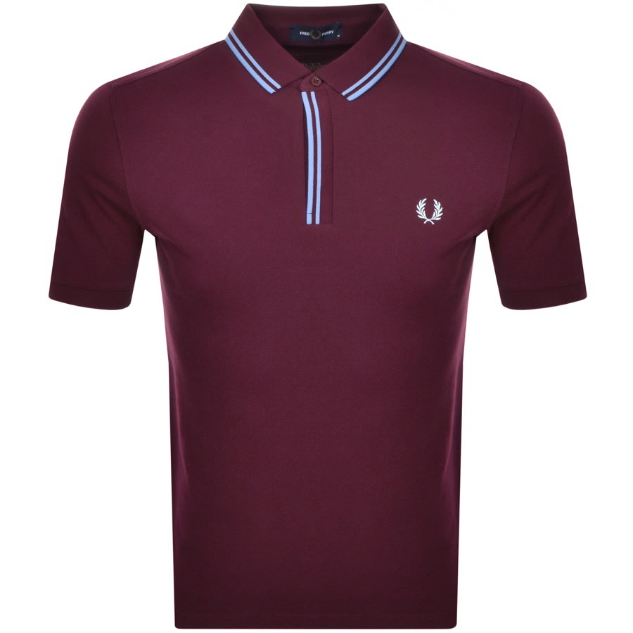 Alternative Image for ProductFred Perry Twin Tipped Polo T Shirt Burgundy1